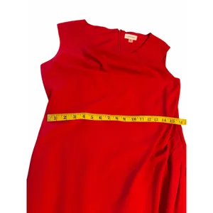 Calvin Klein Red Sheath Dress - Size 12 thumbnail 6