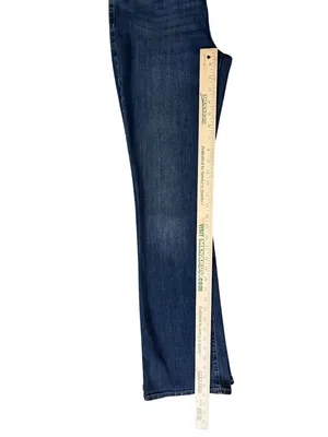 Banana Republic Womens 27/4 High Rise Bootcut Jeans Dark Wash USED thumbnail 9