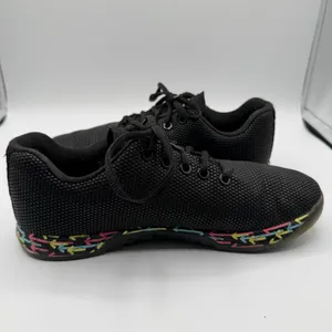 NOBULL Mesh Trainer Shoes Womens 8 Mens 6.5 Black Neon CrossFit Gym Sneaker thumbnail 5