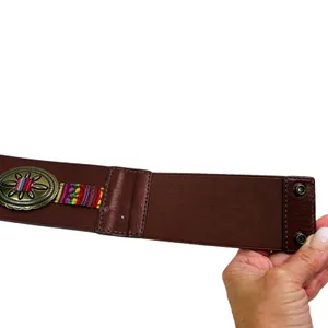 Steve Madden Aztec Brown Belt M/L thumbnail 7