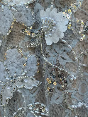 NWOT MAC DUGGAL Blue Size 4 Sleeveless Sequin Beaded Open Back Column Gown FLAW thumbnail 7