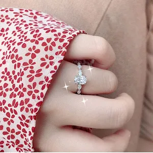NEW Women's 2Ct Oval Simulated Diamond 14k‎ White Gold Plated Ring Size 7 thumbnail 13