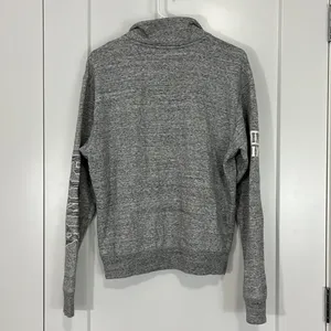 Victoria's Secret Pink Small Gray Quarter Zip Funnel Neck Sweatshirt w/Pocket thumbnail 9