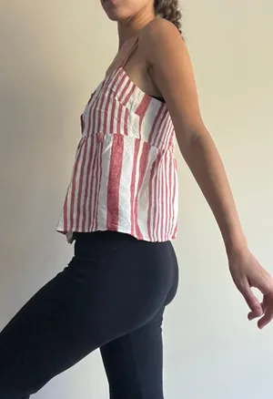 Rails Red Striped Tank Top thumbnail 2