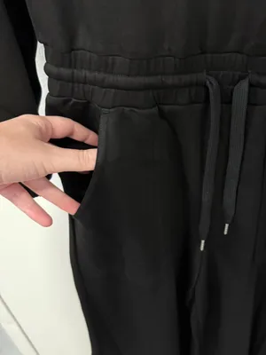 NWT Halara Black Long Sleeve Jumpsuit thumbnail 3