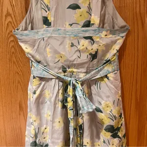 Anthropologie Maeve Dutch Yellow Floral Print Sleeveless Shift Dress‎ Size 0 thumbnail 10