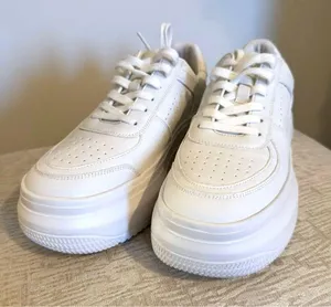 Steve Madden White Platform Sneakers thumbnail 2