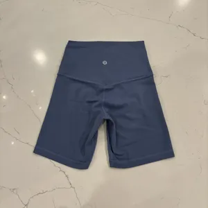 Lululemon align biker shorts 6” inseam oasis blue size 2 thumbnail 2