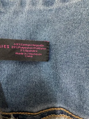 No Boundaries V-Waist Pull On Jeans Size Large (11-13) thumbnail 7