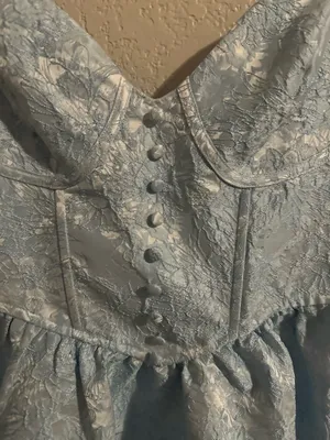 Midnight Doll Blue mini dress thumbnail 2