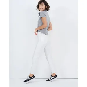 Madewell The Perfect Vintage Crop Jean‎ White Button Fly Raw Hem L3908 Womens 28 thumbnail 3