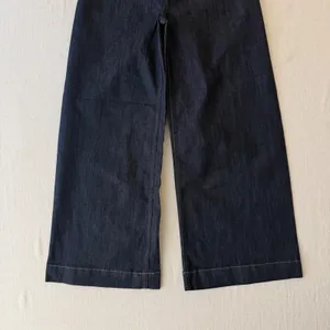 Maeve Ettie High-Rise Crop Wide-Leg Jeans Women 29T Dark Wash Indigo NWOT thumbnail 5