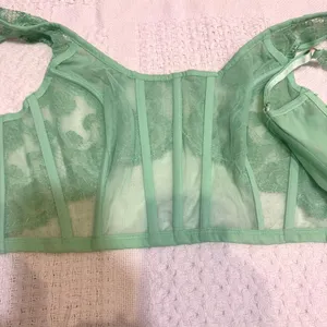 Victoria's Secret Dream Angels small DD Boho cap sleeve corset BC2 3300 thumbnail 7