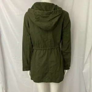 Old Navy 100% Cotton Olive Safari Utility‎ Jacket thumbnail 4