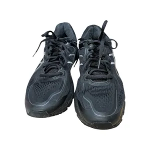 Asics Gel-Kayano 22 Black Silver Running Shoes T598N Womens 9.5 thumbnail 2