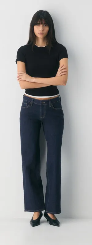 Aritzia Denim Forum Low Rise Baggy Jeans thumbnail 1