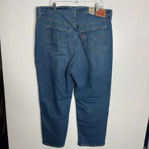 NWT Levi's Ribcage Straight Ankle Jeans Super High‎ Rise Blue 18W Streetwear thumbnail 7