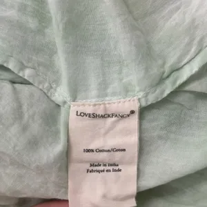 LoveShackFancy Natasha Dress in Moss Green Hand Dye Size Medium 100% Cotton thumbnail 9