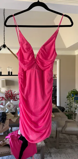 Lucy in the Sky Pink Mini Dress thumbnail 1