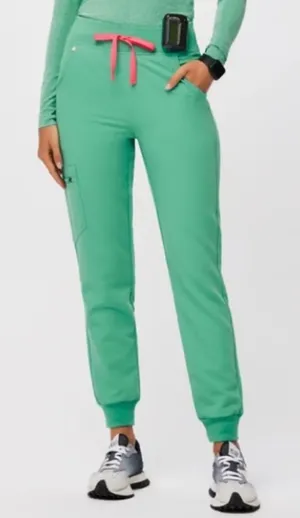 Womens New Figs High Waisted Zamora Yoga Jogger Scrub Pant Surgical Green 6XLR thumbnail 1