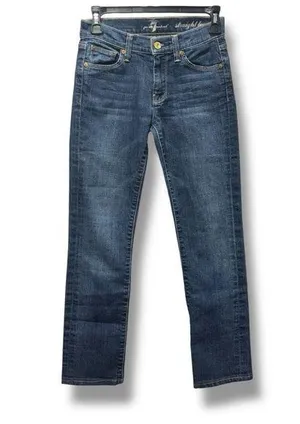 7 for all mankind straight leg jeans thumbnail 1