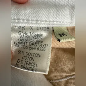 Rag and Bone The Mila‎ White Shorts Size 26 thumbnail 6