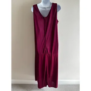 Praise‎ Hymn 90s Vintage 2pc Dress Set M Burgundy Lace Sequin Formal Choir Gown thumbnail 5