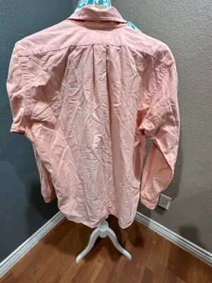 Ralph Lauren men’s dress shirt in Large soft salmon color thumbnail 6