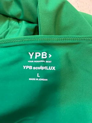 YPB Workout Crop Top Green Size L thumbnail 3