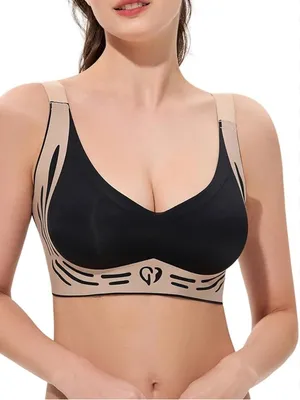 Black and Tan Women's Intimate Bra NWOT thumbnail 1