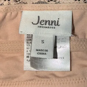 Jenni Intimates Womens Lace Trim Bralette Chai Peach Small 100120857 NWT thumbnail 5
