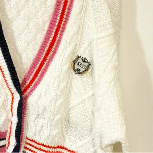 XO Kitty Hello Kitty Forever 21 Cropped Knit Cardigan Sweater Size‎ Small thumbnail 3