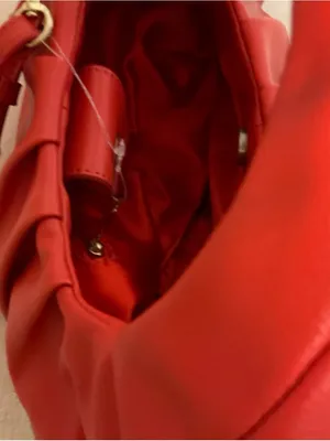Sleek Red Crescent Mini Shoulder Bag thumbnail 5