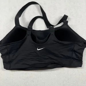 Nike Dri-FIT Sports Bra Women’s XL Black Adjustable Crossback Straps thumbnail 2