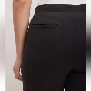 Everlane The Dream Pant Pintuck Pull On Pants Tapered Black Womens Small thumbnail 8