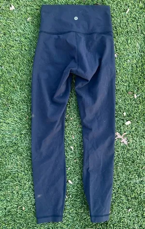Lululemon Wunder Under Black Leggings 25" thumbnail 1