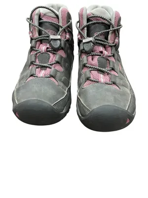 Keen Dry waterproof wms gray pink trail hiking ankle boots sz 6 SKU 10,010 thumbnail 12