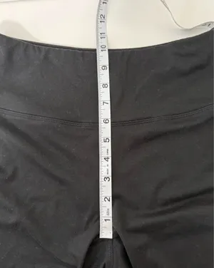Maurices High Rise Luxe Biker Shorts Solid Black 7” Athleisure thumbnail 8