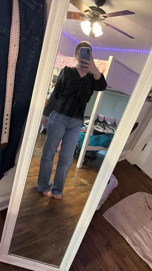 Tru Self Polka Dot top thumbnail 2