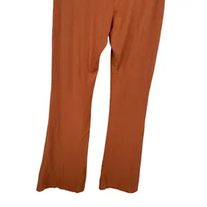 Split59 Raqel High Waisted Fleece Flare Pant in Rust Womans Medium thumbnail 5