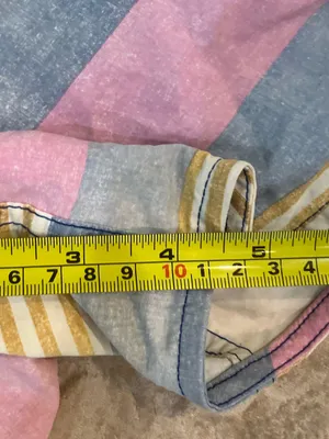Patagonia Wavefarer Board Swim Shorts In pink yellow and Blue Women's Sz 10 thumbnail 4