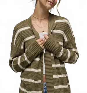 AE Open Knit Cardigan American Eagle NWT Washed Olive XS thumbnail 1