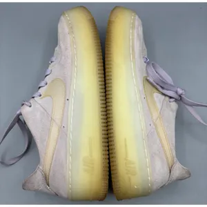Nike Air Force 1 Sage LX Low Womens 8.5 Violet Mist Suede Sneakers AR5409-500‎ thumbnail 8