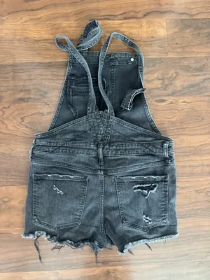 Express Denim Overall Shorts thumbnail 3