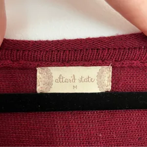 Altar’d State Tiered Baby Doll Sweater Wool Blend thumbnail 3