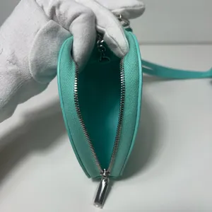 Tiffany & Co. Return To Tiffany Heart Shaped Leather Mini Bag Coin Purse Case thumbnail 15