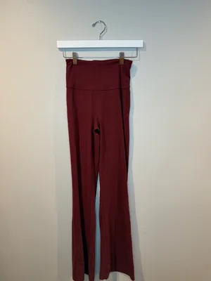 Lululemon Flare Pants Maroon thumbnail 4