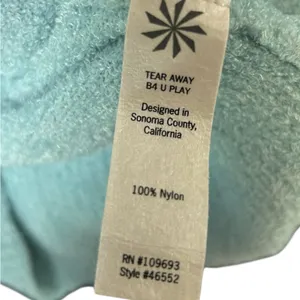Athleta Women’s Baby Blue Teddy Cozy Baby Blue Quarter Zip Long Sleeve Top Small thumbnail 5