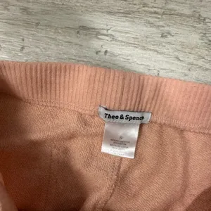 Theo & Spence Pink Drawstring Lounge Pants with Lightning Print Size S thumbnail 4