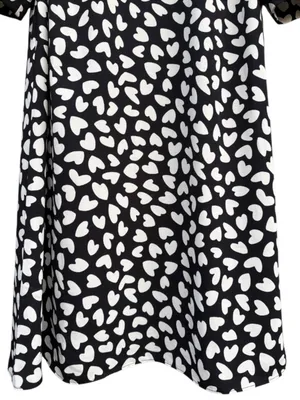 NWT Ann Taylor Heart Puff Sleeve Shift Dress Size Small thumbnail 6